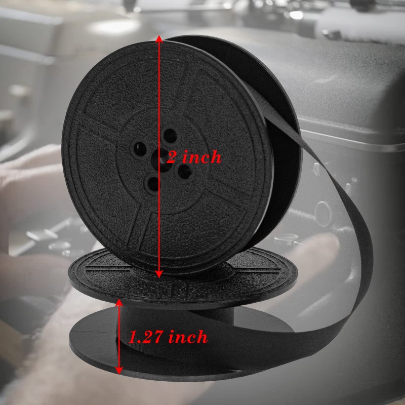 superbobi Vintage Manual Typewriter Spool Ribbon Black Ink- for Royalâ€¦ - Image 2